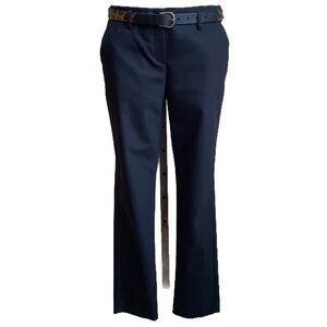 THEORY Bedina Pavia Black Tailored Ankle Trousers Size 8